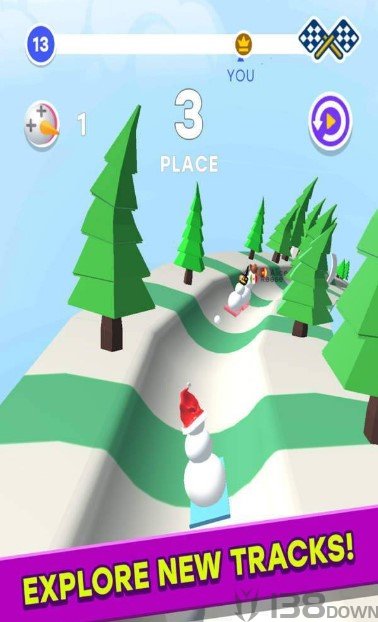雪人竞赛3d