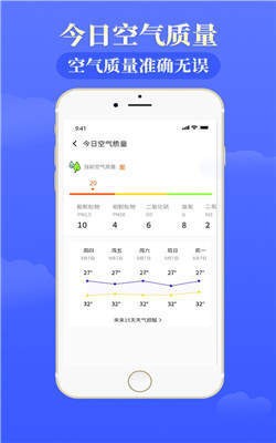 天气通天气预报截图