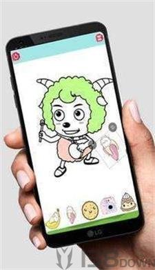 巴巴羊涂色书
