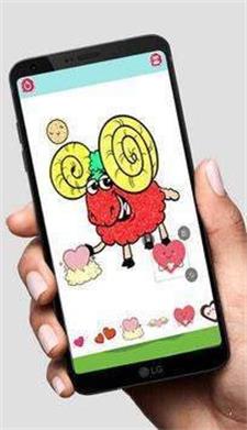 巴巴羊涂色书截图