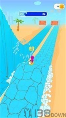 冲浪的潮人
