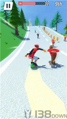 长板速降