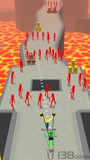 弹射人群