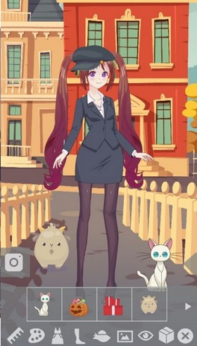 动漫女孩爱打扮截图