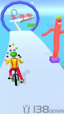 杂耍跑步者