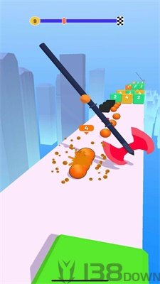 蛇形奔跑3D积木