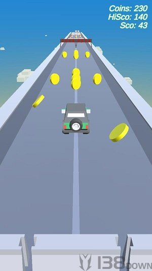 汽车天空跑