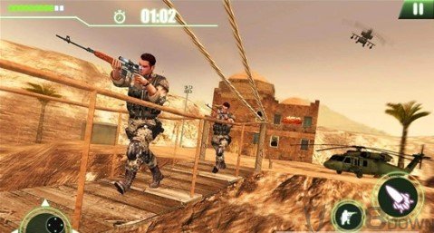 狙击手掩护射手