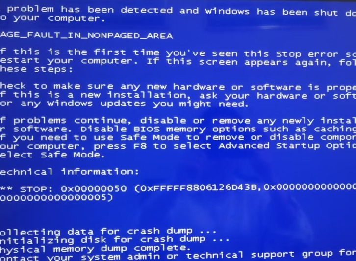 page_fault_in_nonpaged_area 蓝屏修复教程