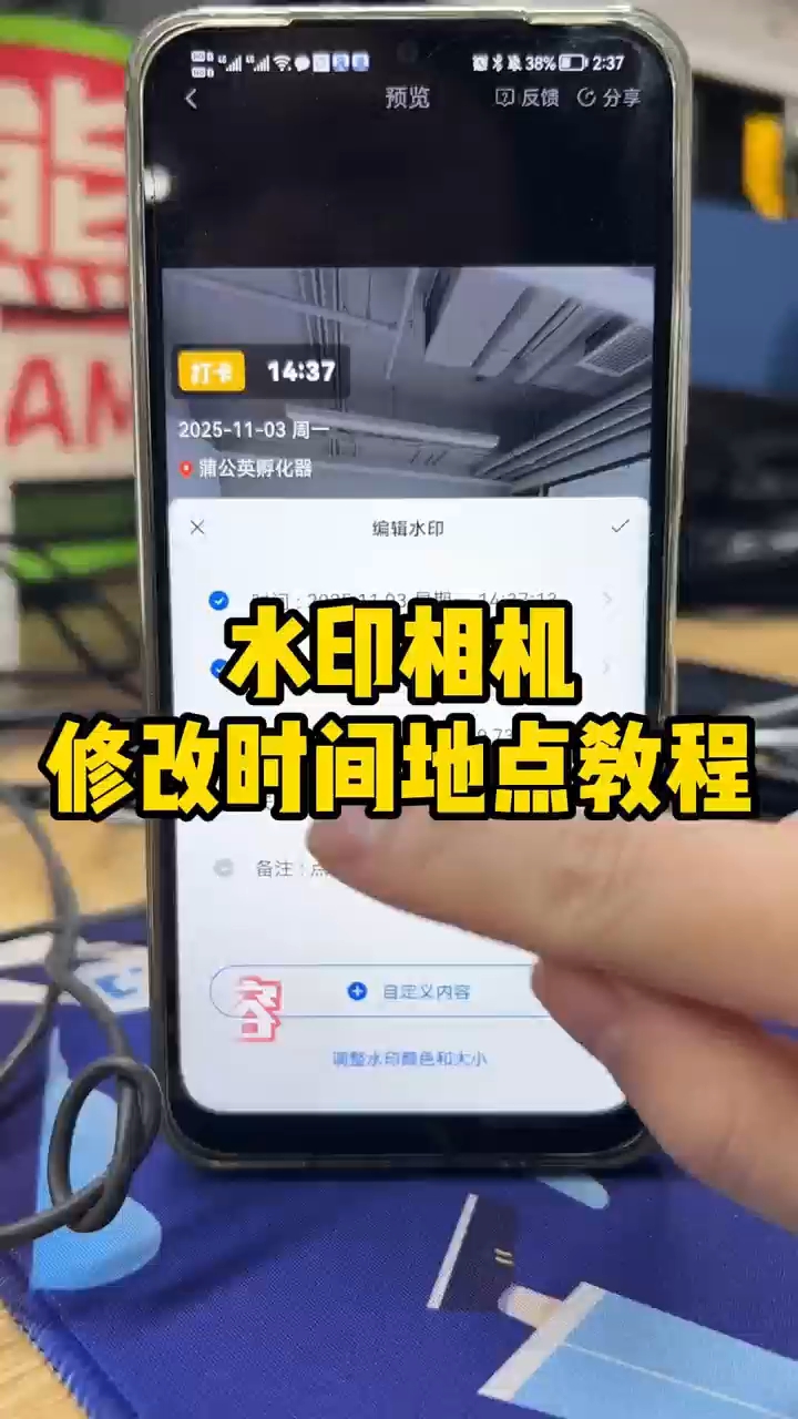 原来vivo水印相机的时间地点还能这样改!简单几步